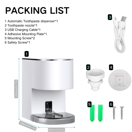 T&S Automatic Toothpaste Dispenser
